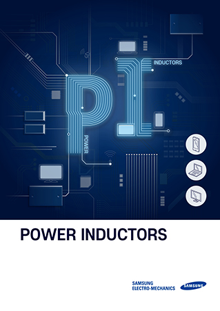 Power Inductor 제품 카탈로그 이미지.